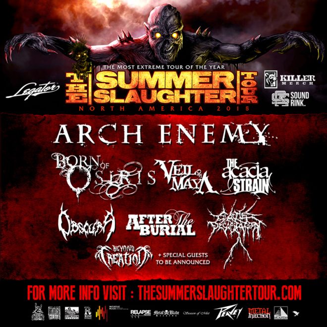 Obscura | Summer Slaughter Tour 2015