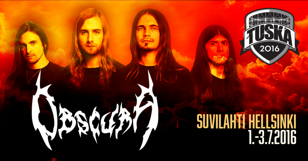 Obscura announced at Tuska Open Air Metal Festival in Helsinki