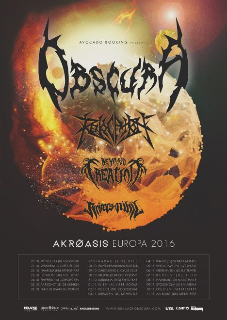 Obscura | Akroasis Europa Tour – Additional Date