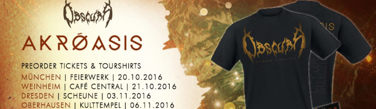 Akroasis Europa | Exclusive Shirt & Ticket Bundles available through EMP