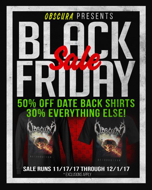 OBSCURA | ‘Black Friday’ Sales through JSR Merchandising