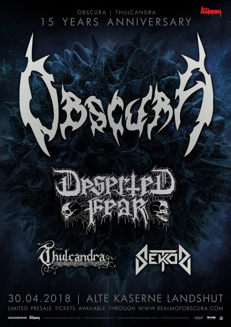 OBSCURA | 15 Years Anniversary Show – Running Order & More
