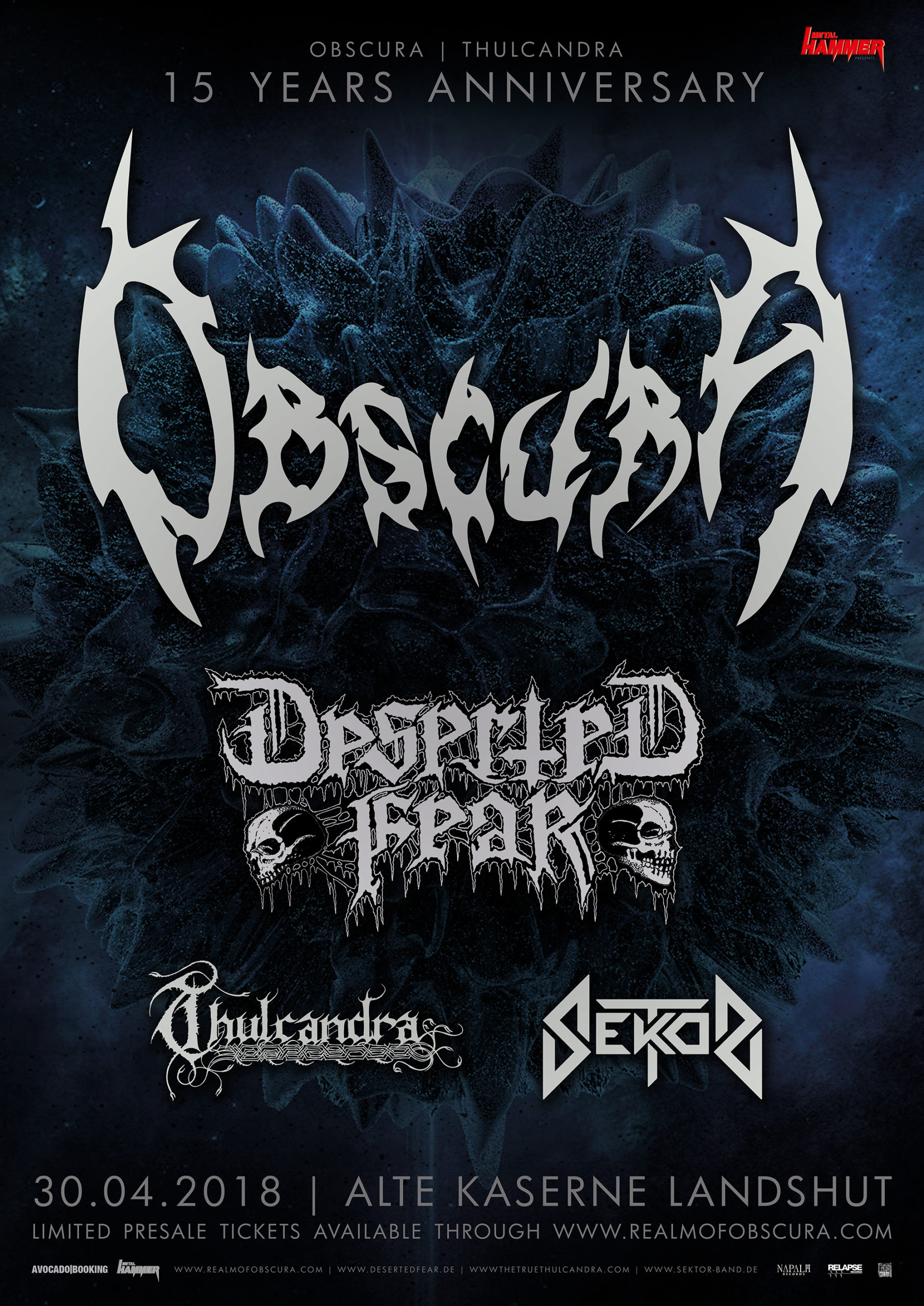 Obscura | 15 Years Anniversary Show - Poster