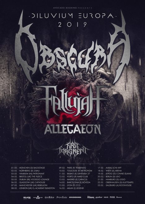 OBSCURA | Diluvium Europa 2019 Tour – Trailer