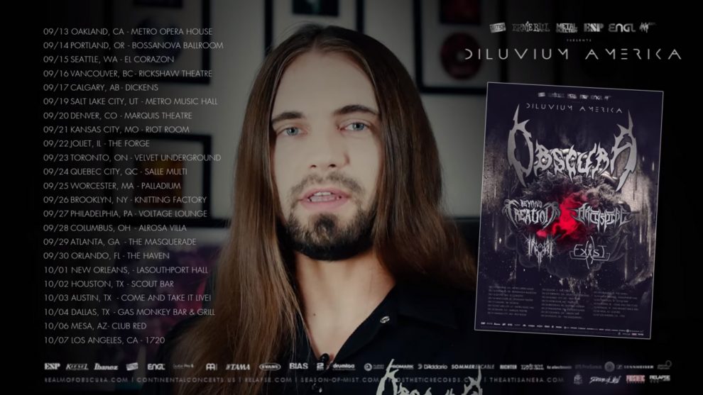 OBSCURA | “Diluvium Amerika” tour starts next week
