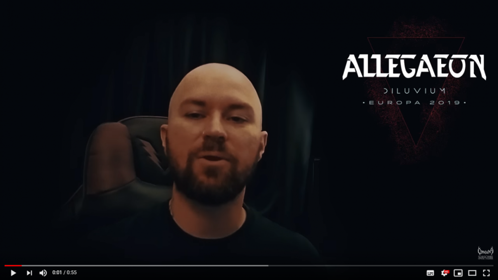 ALLEGAEON | Riley McShane discusses Diluvium Europa Tour 2019