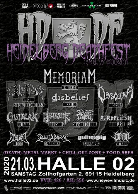 OBSCURA | confirm Heidelberg Deathfest 2020