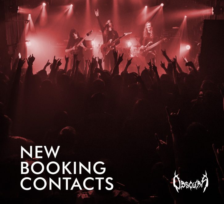 OBSCURA | new booking contacts