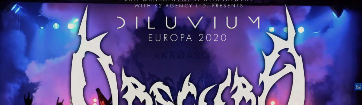 OBSCURA | Diluvium Europa 2020 – Trailer