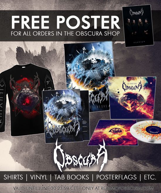 OBSCURA | Free Diluvium Poster for all Orders