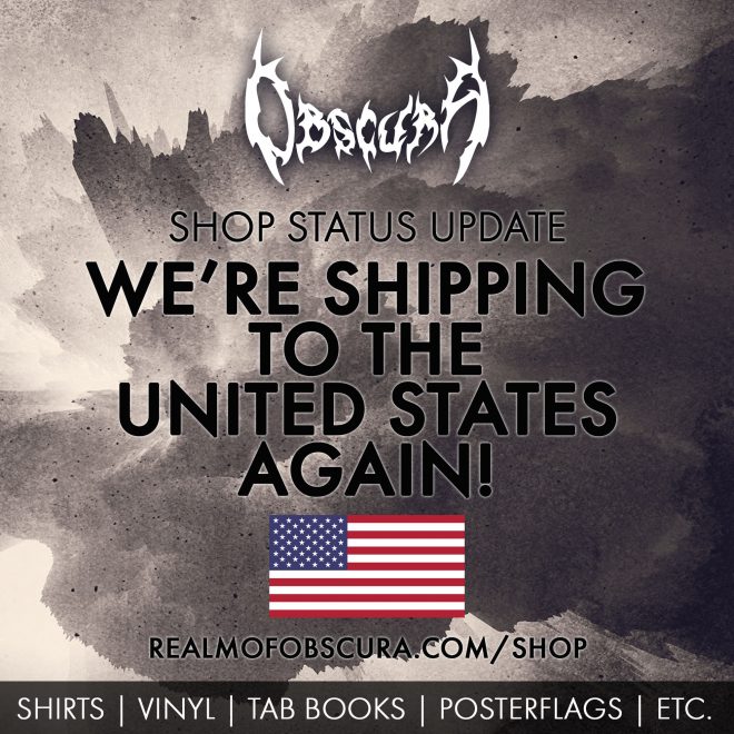 OBSCURA | United States Shipping
