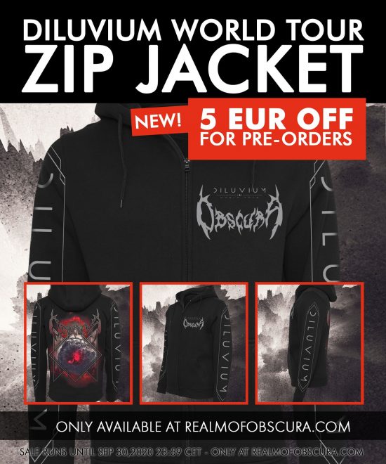 OBSCURA | DILUVIUM World Tour ZIP Jackets