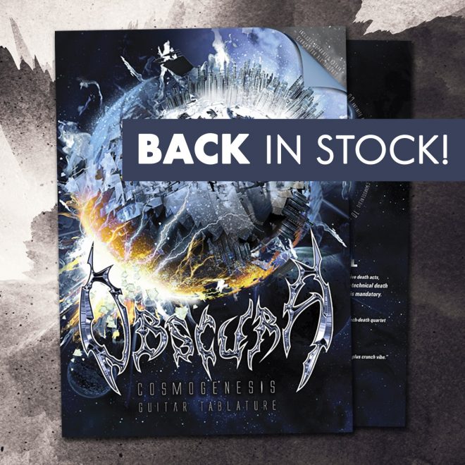 OBSCURA | Cosmogenesis Guitar Tablature Book