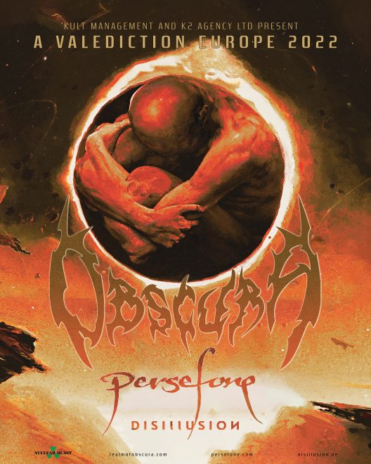 OBSCURA | announce A VALEDICTION European Tour 2022