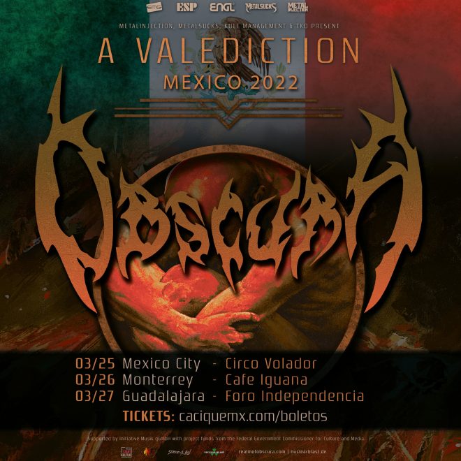 OBSCURA | announce MEXICO Tour