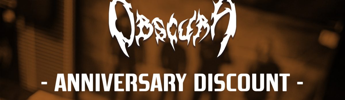 OBSCURA | 20 Years Sale