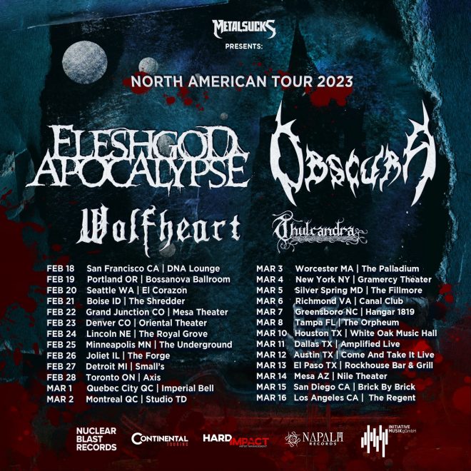 OBSCURA | confirms North American Tour 2023
