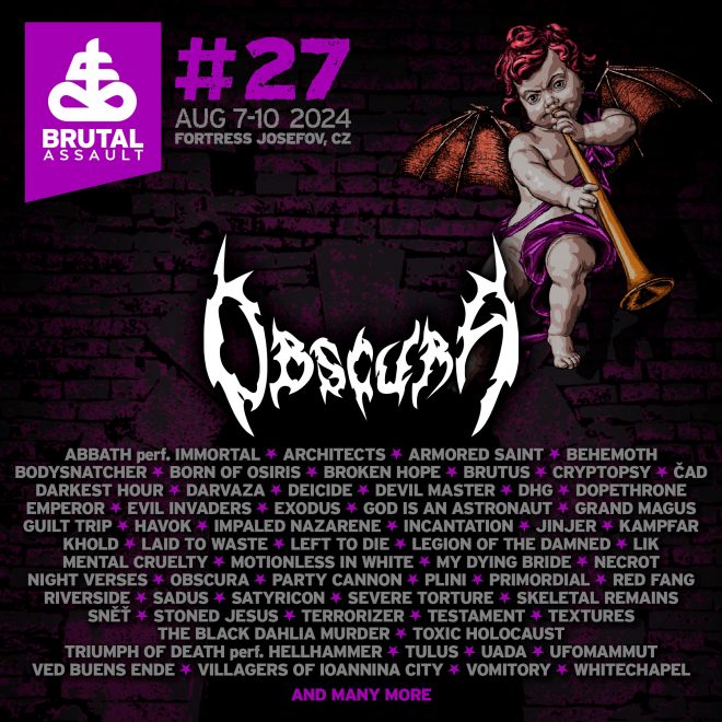 OBSCURA | confirms Brutal Assault Festival 2024