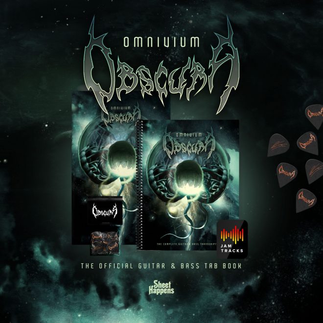 OBSCURA // releases OMNIVIUM Guitar & Bass Tablature Book