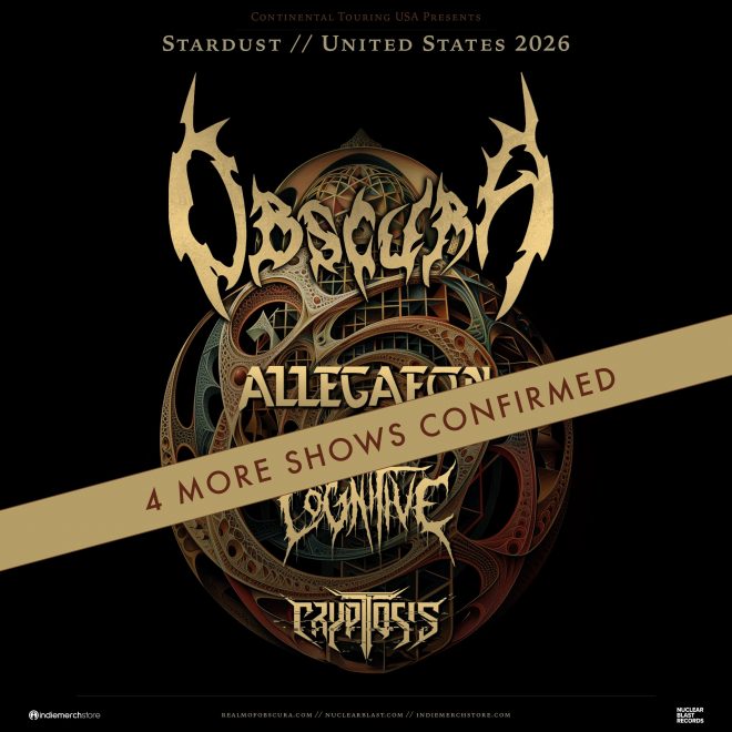OBSCURA // Stardust USA 2026 — Additional Dates Added