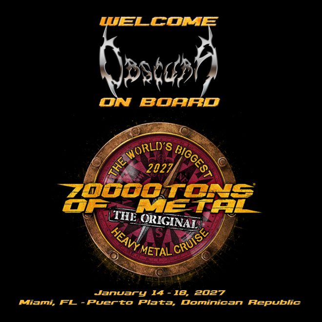 OBSCURA // confirm 70000 Tons of Metal 2027